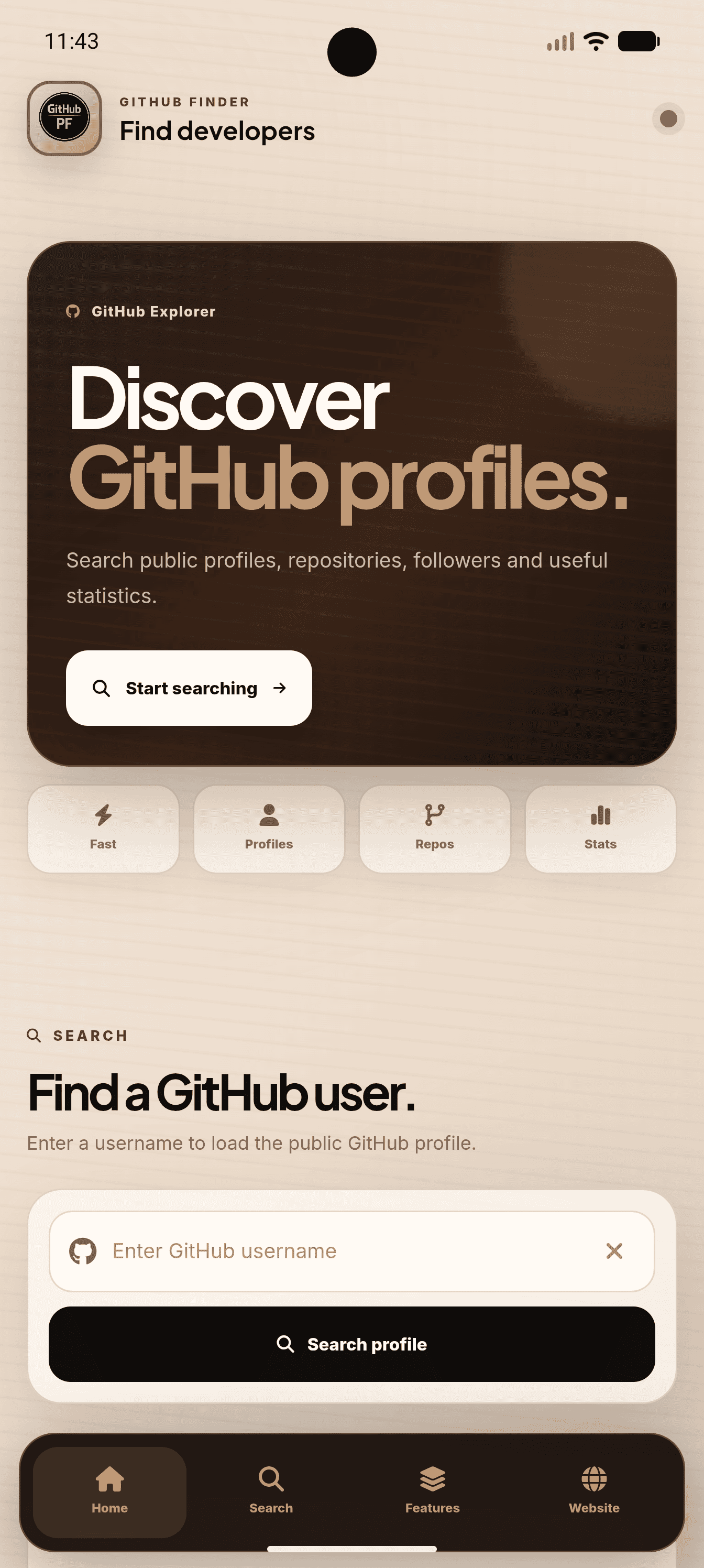 Application project preview